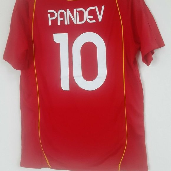 Jako brand NORTH MACEDONIA GORAN PANDEV Nat'lTeam Men's JERSEY. Size M,L,XL New - Picture 4 of 5